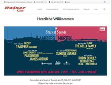 Tablet Screenshot of gafnercar.ch